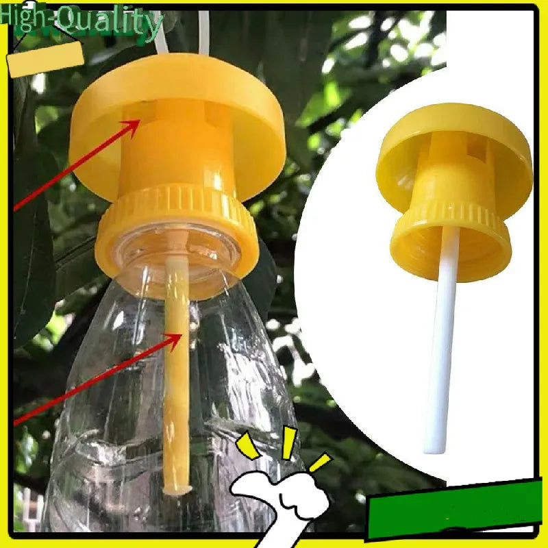 Fruit Fly Trap Cap | Drosophila Catcher for Home, Farm & Orchard