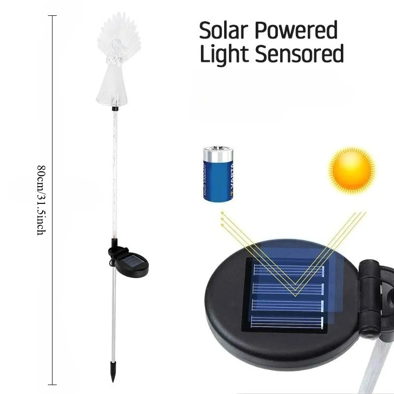 Solar LED Lawn Lights – Color Changing Outdoor Garden Lights