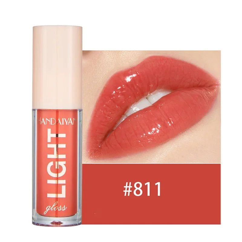 12-Color Mirror Pearl Lip Gloss – Glitter Glaze Liquid Lipstick