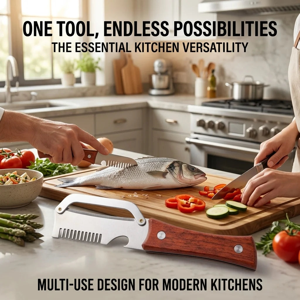 2-in-1 Stainless Steel Peeler & Bottle Opener | Kitchen Tool