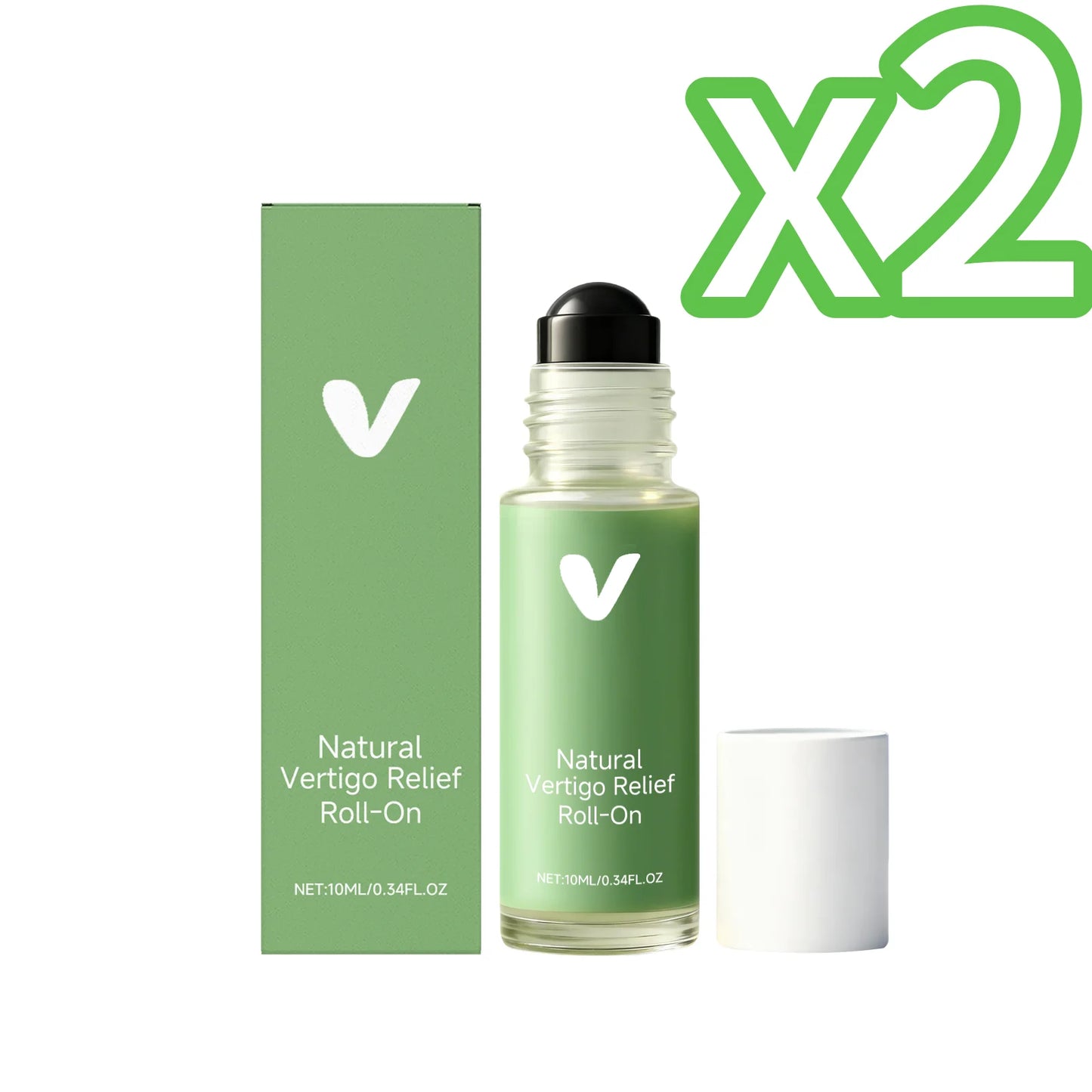 Menthol Soothing Oil Relieve Vertigo Dizziness Refresh Calm Mood Soothe Nausea Fast Absorb Fit Travel Vertigo Relief Oil Roll On Peaceful Pleasures Health and Wellness 10ml Boxed X 2PCS
