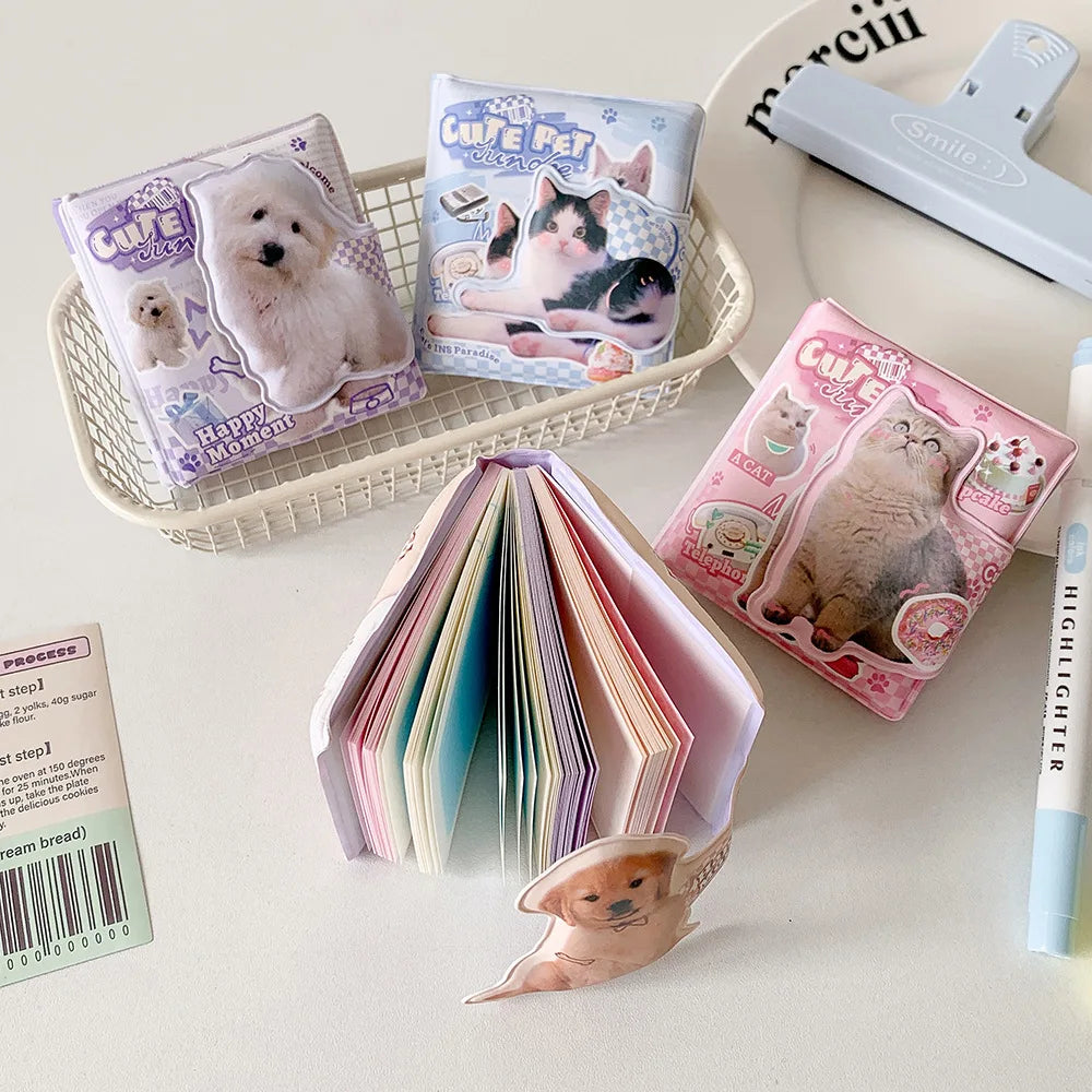 Cartoon Buckle Decompression Mini Notebook Colorful Pages Account