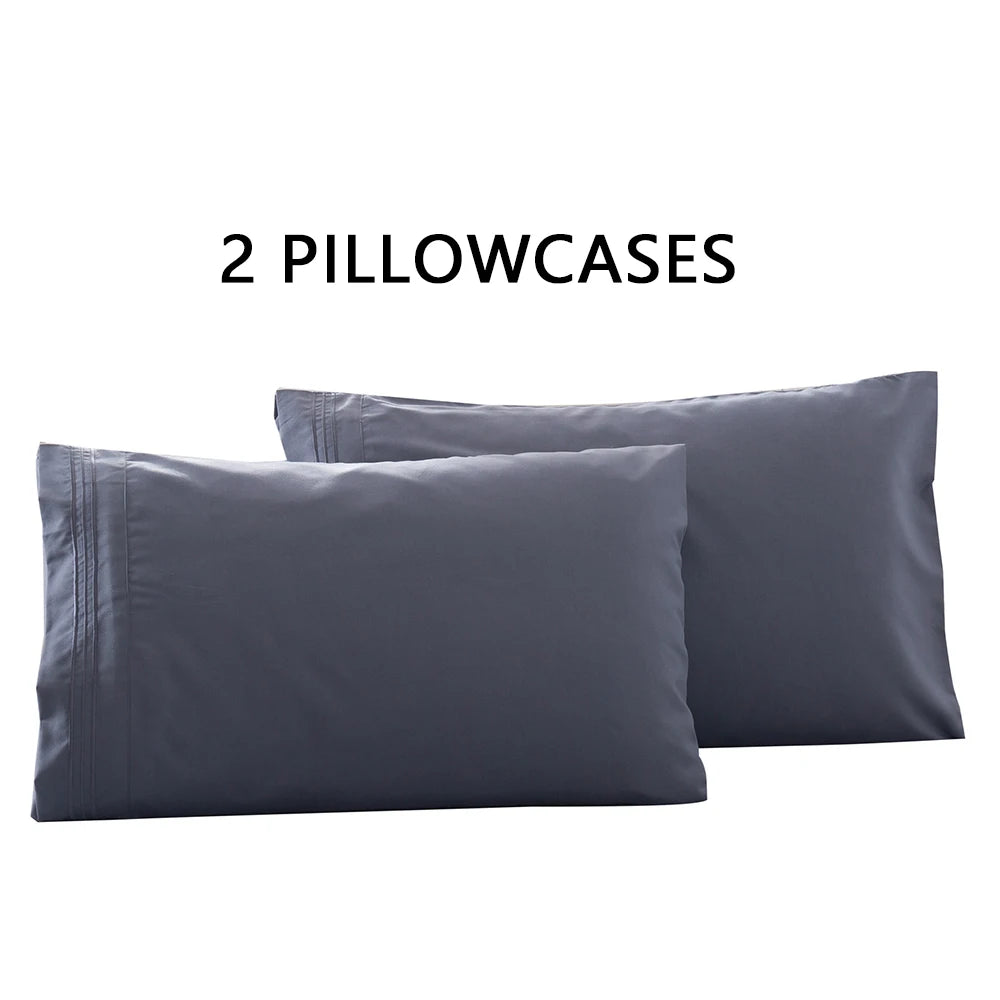 Battilo Soft Microfiber Pillowcase Set of 2 | Queen & King Size