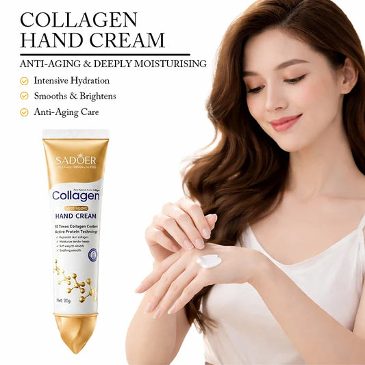 SADOER Collagen Hand Cream – Firming, Brightening & Hydrating Hand Cream Oasis Select