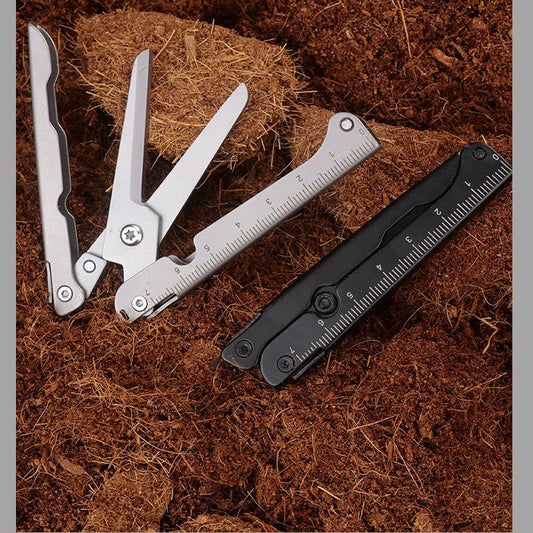 Mini Multi-functional Outdoor Scissors, Portable Folding Knife, Small Tool, Folding Stainless Steel Scissors, Camping Peaceful Pleasures Health and Wellness