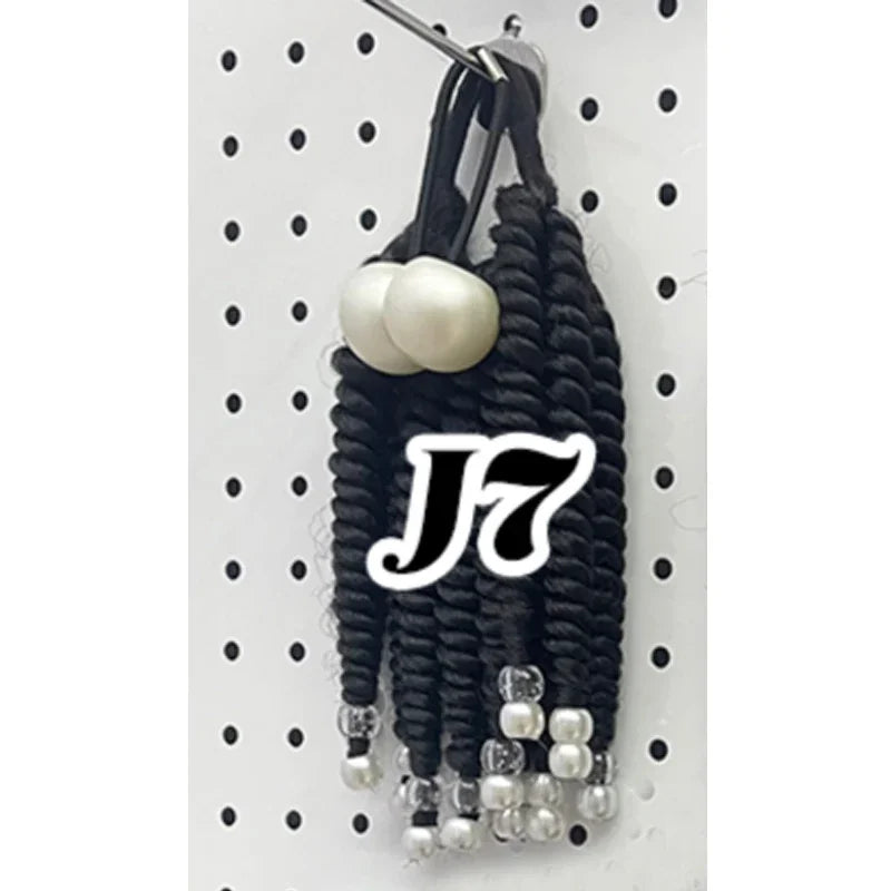 Custome- Braded Ponytails for Kids 8in Kids Box Braid Ponytail Hair Extension Synthetic with Big Bubbles Balls Peaceful Pleasures Health and Wellness J7