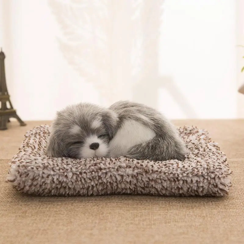 Car Stuffed Toys Lovely Simulation Animal Plush Sleeping Dogs Toy Kids For Car Decor Peaceful Pleasures Health and Wellness as picture 8