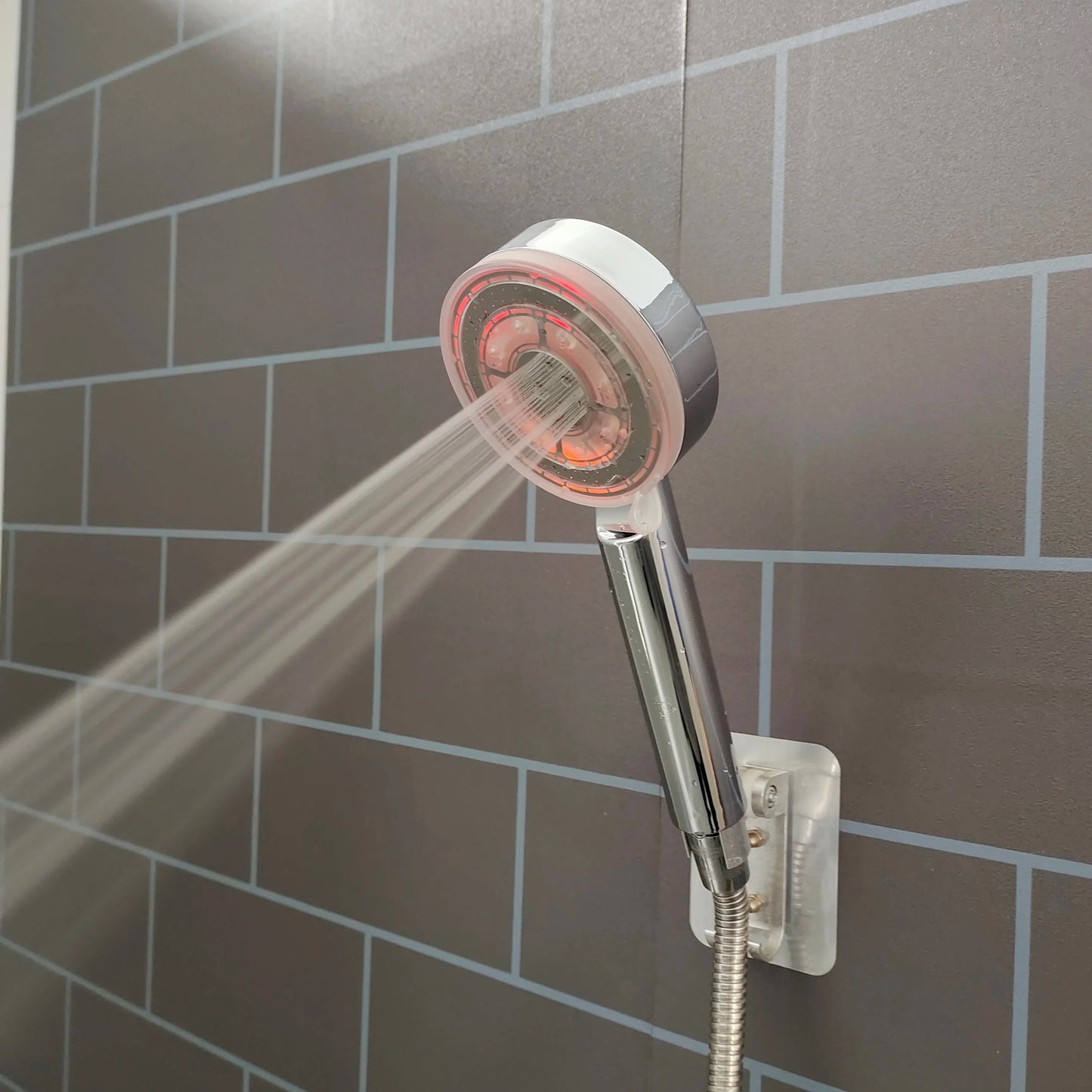 LED Color-Changing Shower Head | 5 Modes, Rainfall & Handheld