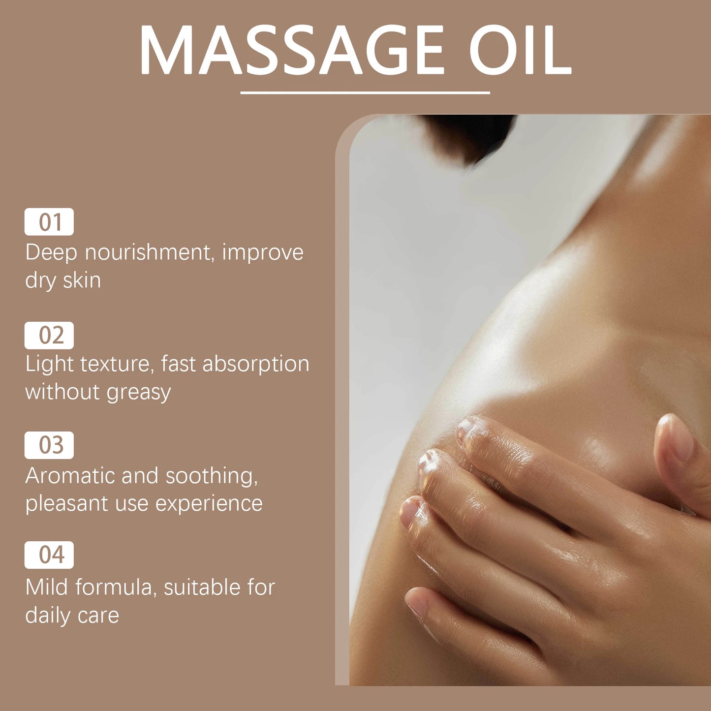 Body Massage Oil – Nourishing, Moisturizing & Relaxing | 30ml Body Massage Oil Peaceful Pleasures Health and Wellness