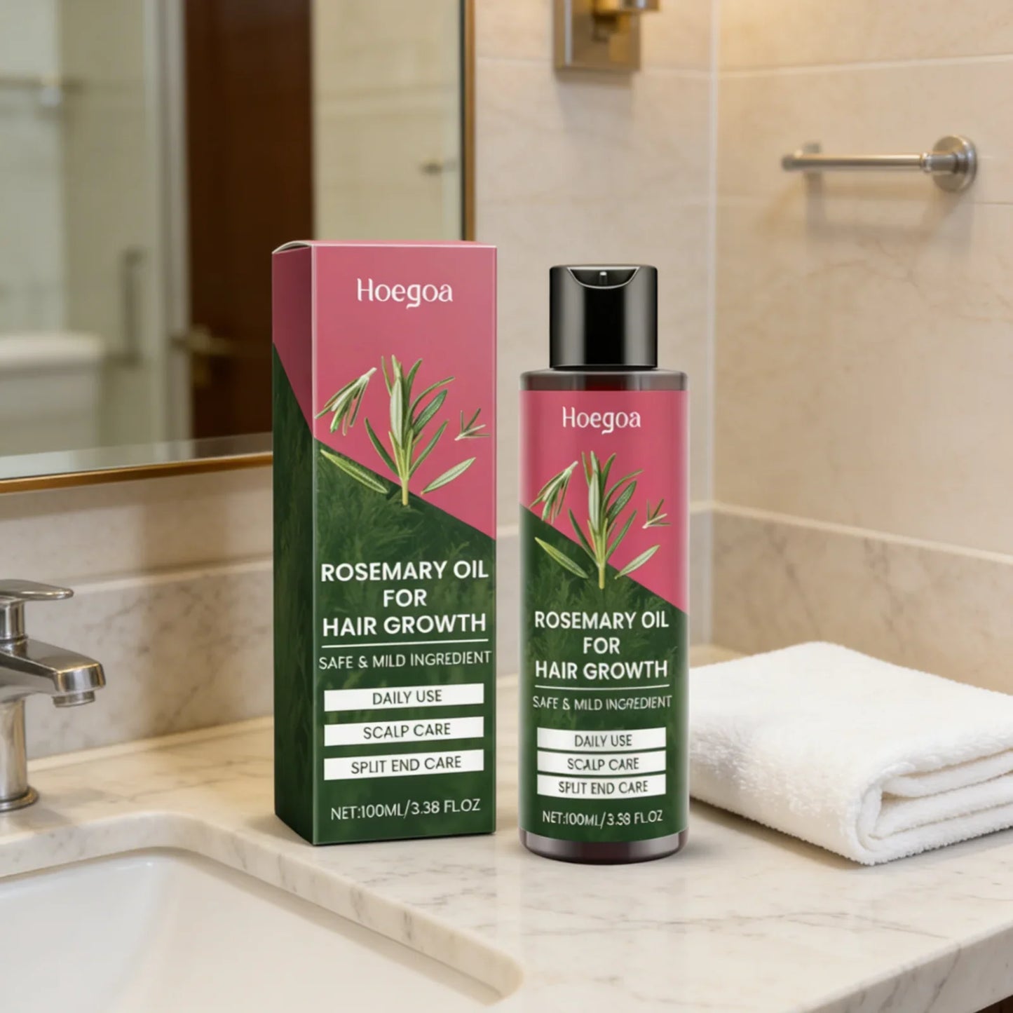 Hoegoa Rosemary Oil for Hair Growth & Scalp Care – 100ml