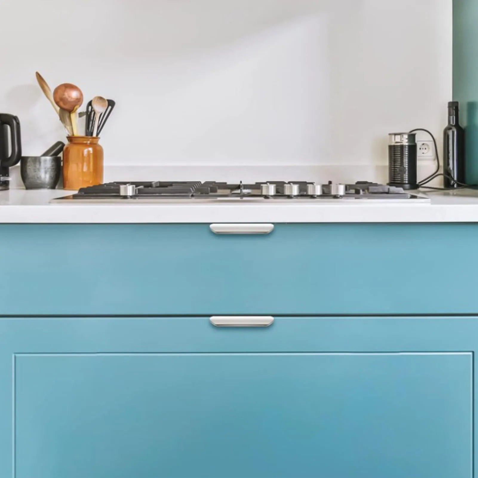 Finger Edge Pulls for Cabinets Metal Dresser Knobs Cabinet Door Pulls Knobs for Furniture Closet Wardrobe Peaceful Pleasures Health and Wellness
