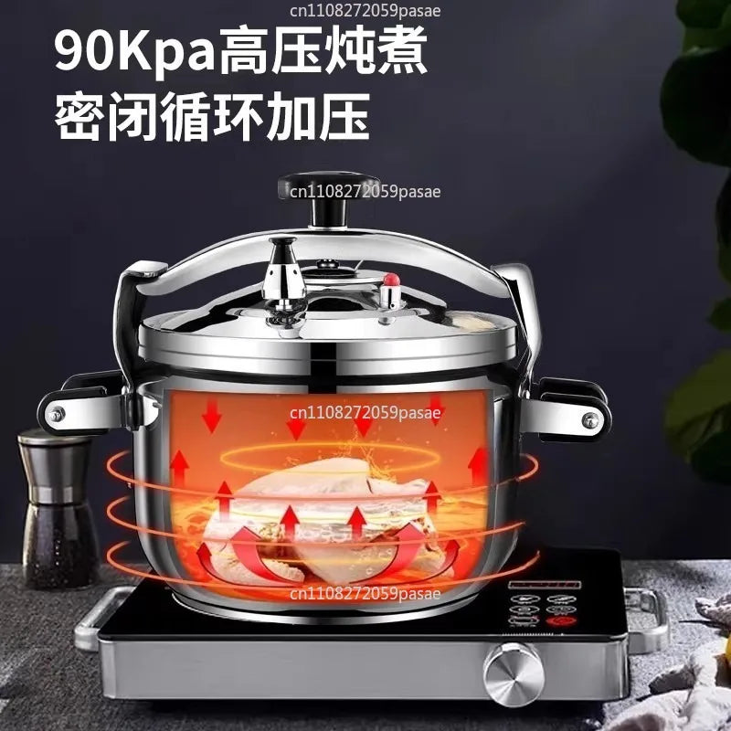 304 Stainless Steel Pressure Cooker – Gas & Induction Universal