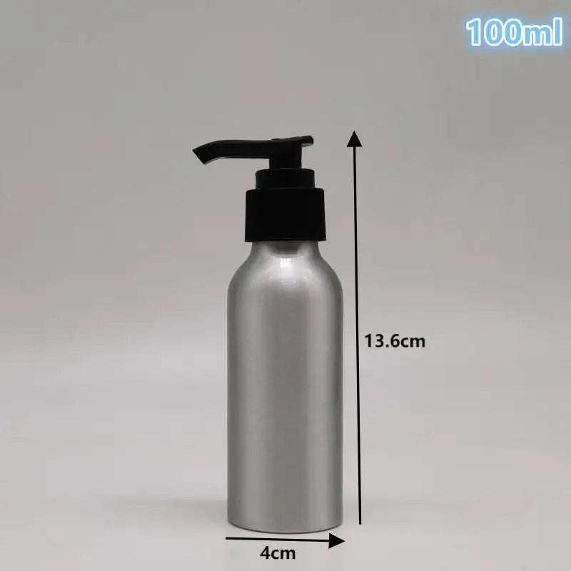 Refillable Foaming Soap Dispenser Portable Rustproof Aluminum Press Bottle Shampoo Shower Bottles Kitchen Bathroom Accessories Peaceful Pleasures Health and Wellness 100ml
