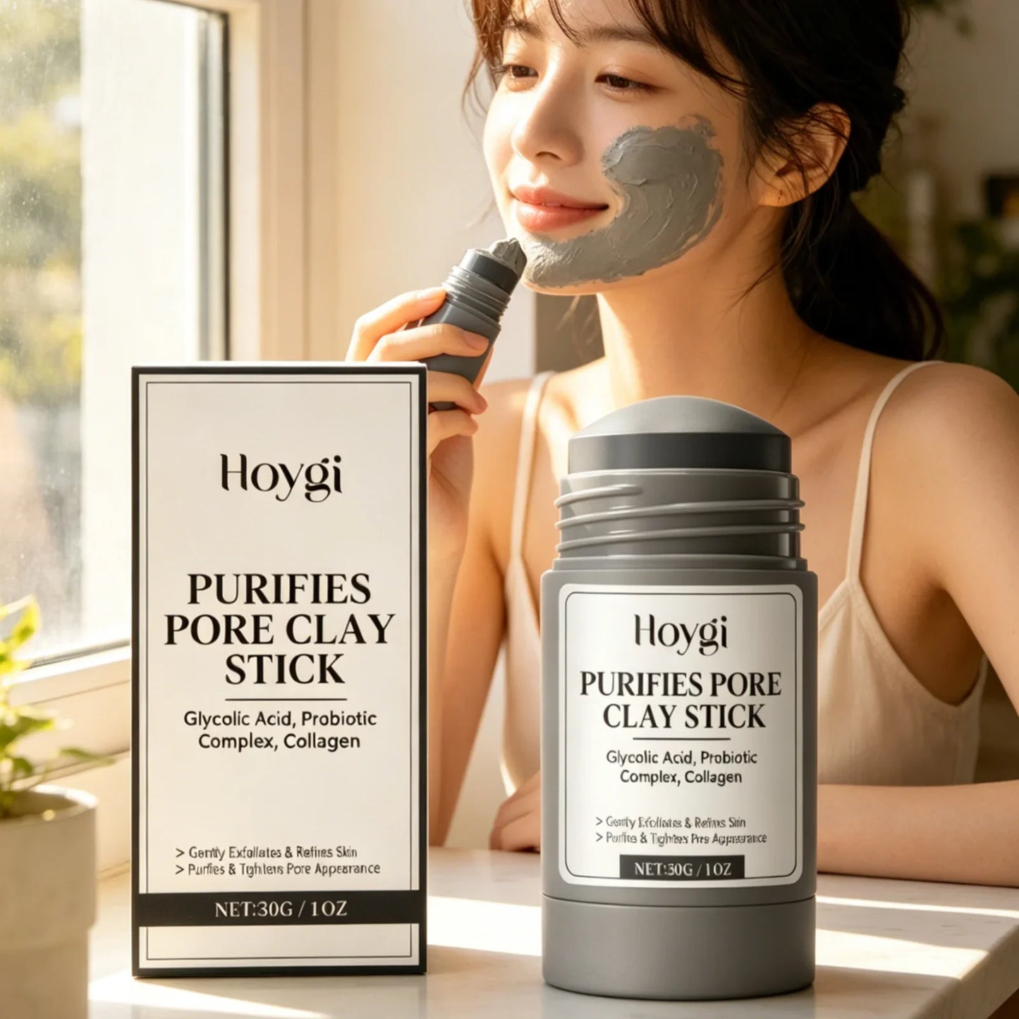 Hoygi Pore Clay Mask Stick – Deep Cleanse & Blackhead Removal