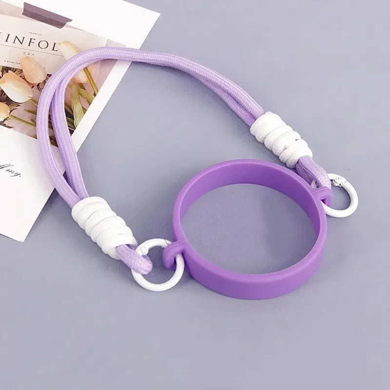 Boho Silicone Water Bottle Sling Strap | Fits 12–40oz Bottles
