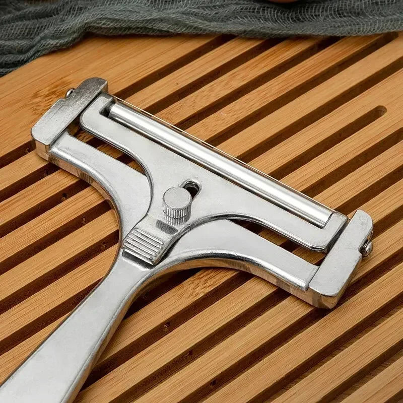 Adjustable Cheese Slicer – Stainless Steel Board Knife & Cutter