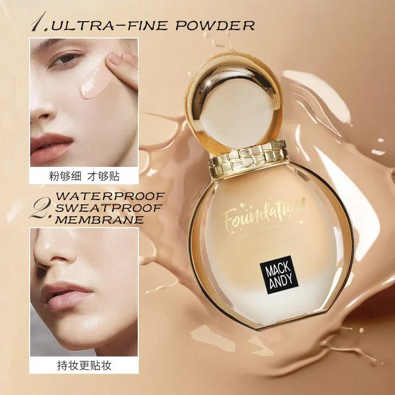 LUXURYTO 40ml Full Cover Liquid Foundation BB Cream Waterproof