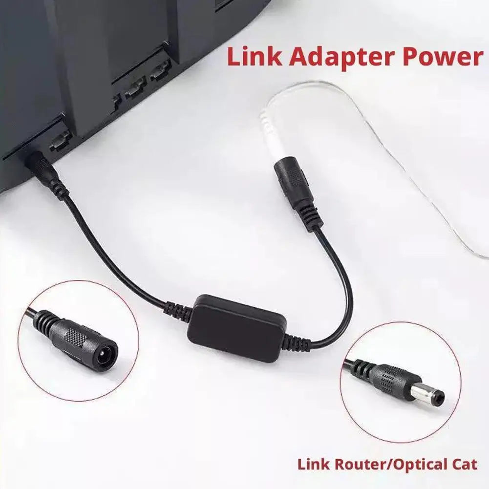 30CM WiFi Router Auto Restart Cable | 24-Hour Timed Reboot Router Reboot Timer Peaceful Pleasures Health and Wellness