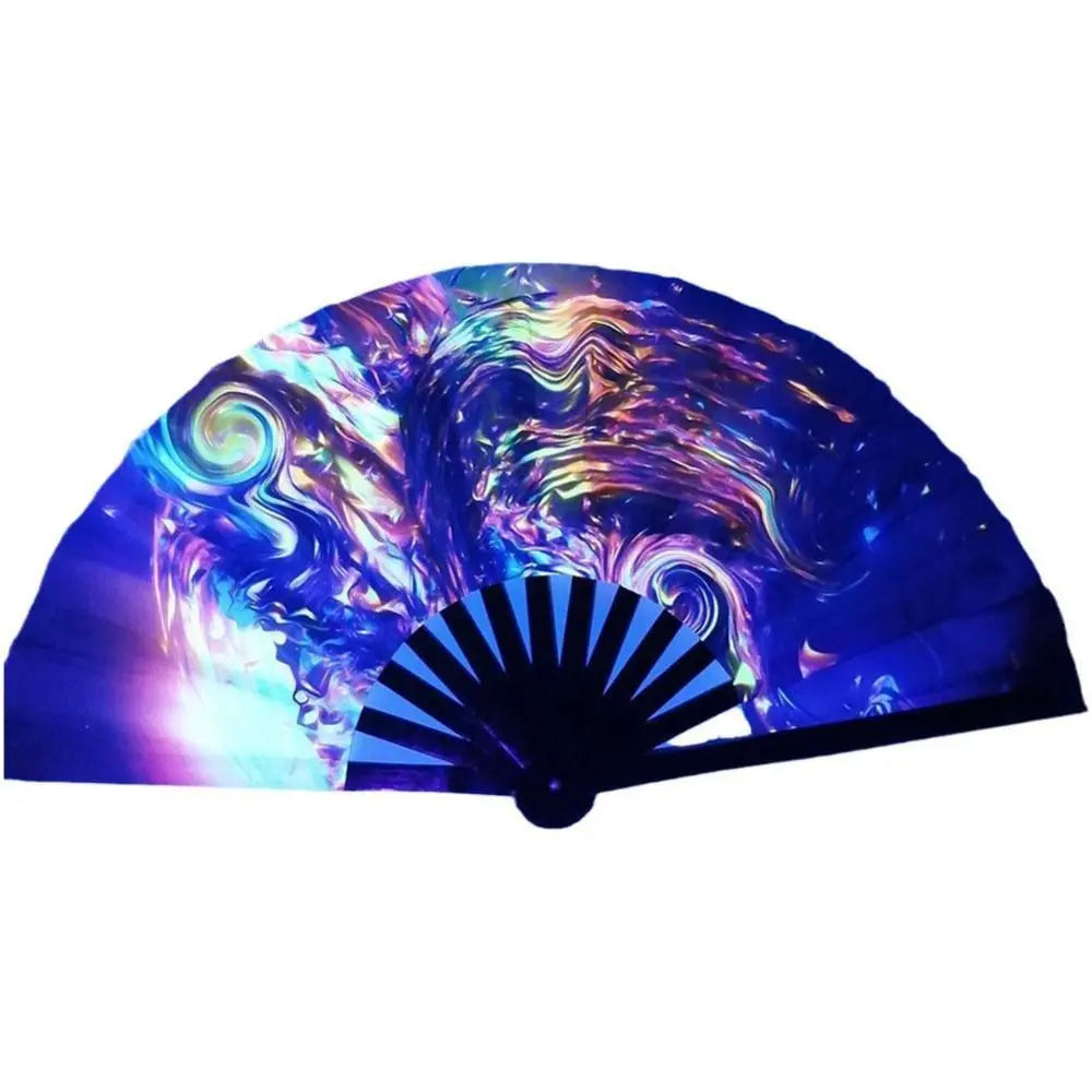 Bamboo Silk Cat Pattern Folding Fan – Decor & Gift