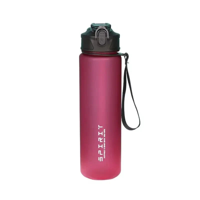 750ml Frosted Water Bottle with Strap – Leak-Proof & BPA-Free