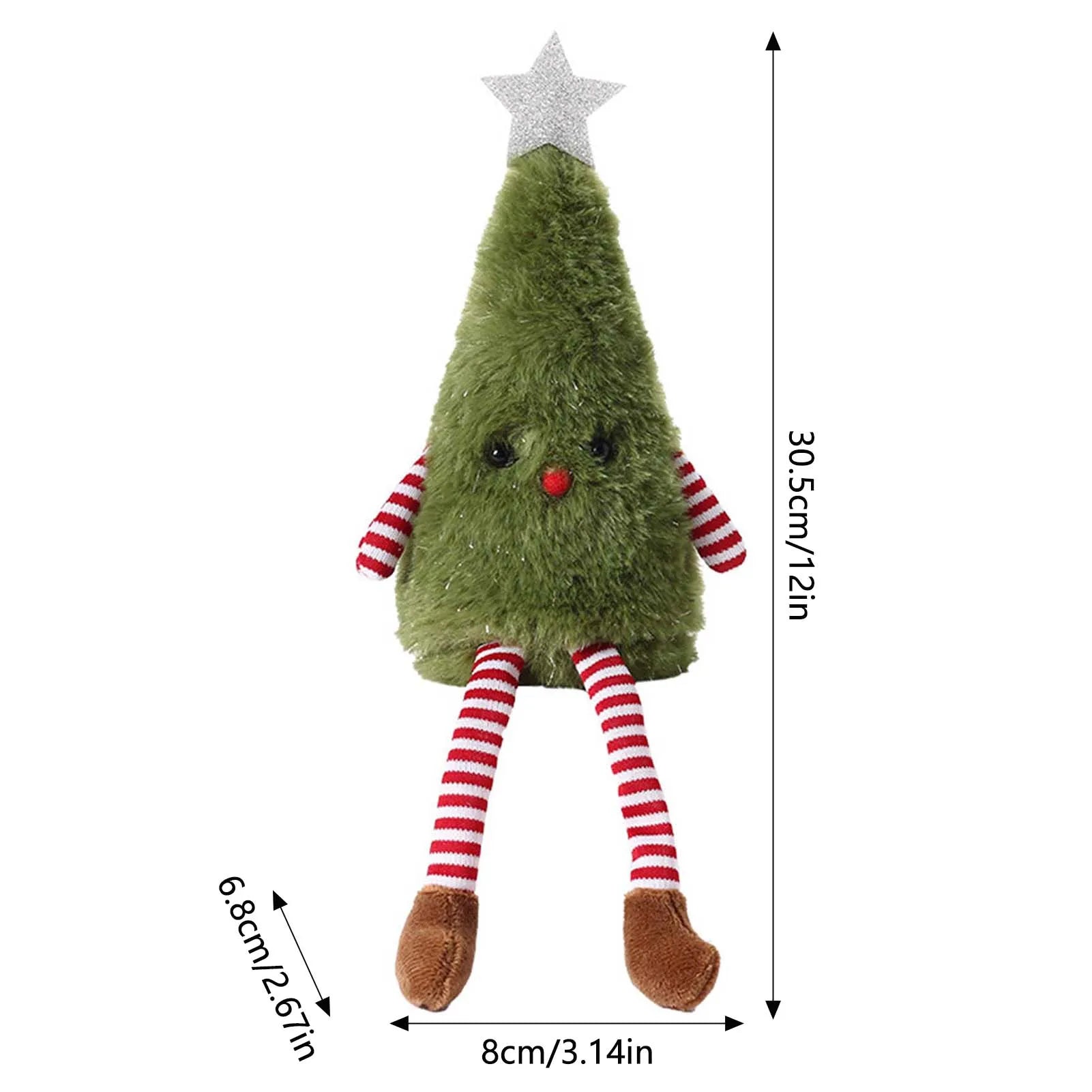 Christmas Tree Gnome Doll Dining Tabletop Figurines Home Decoration Suitable for Fireplace Shelf Window Peaceful Pleasures Health and Wellness