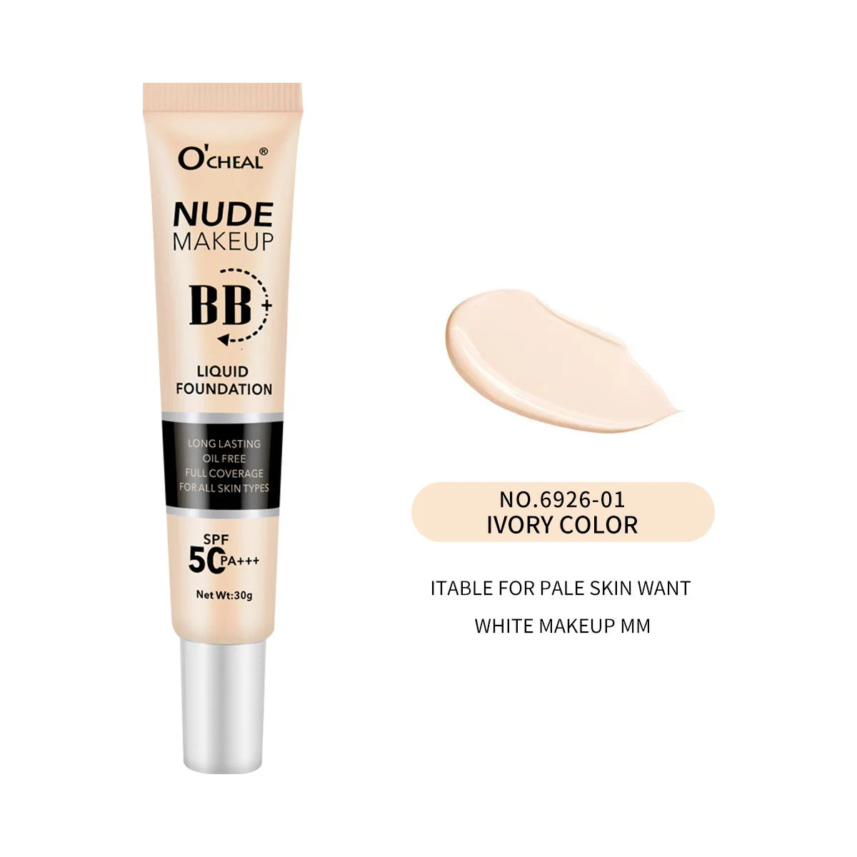 BB Cream SPF50 PA++++ Foundation Primer – Waterproof & Brightening
