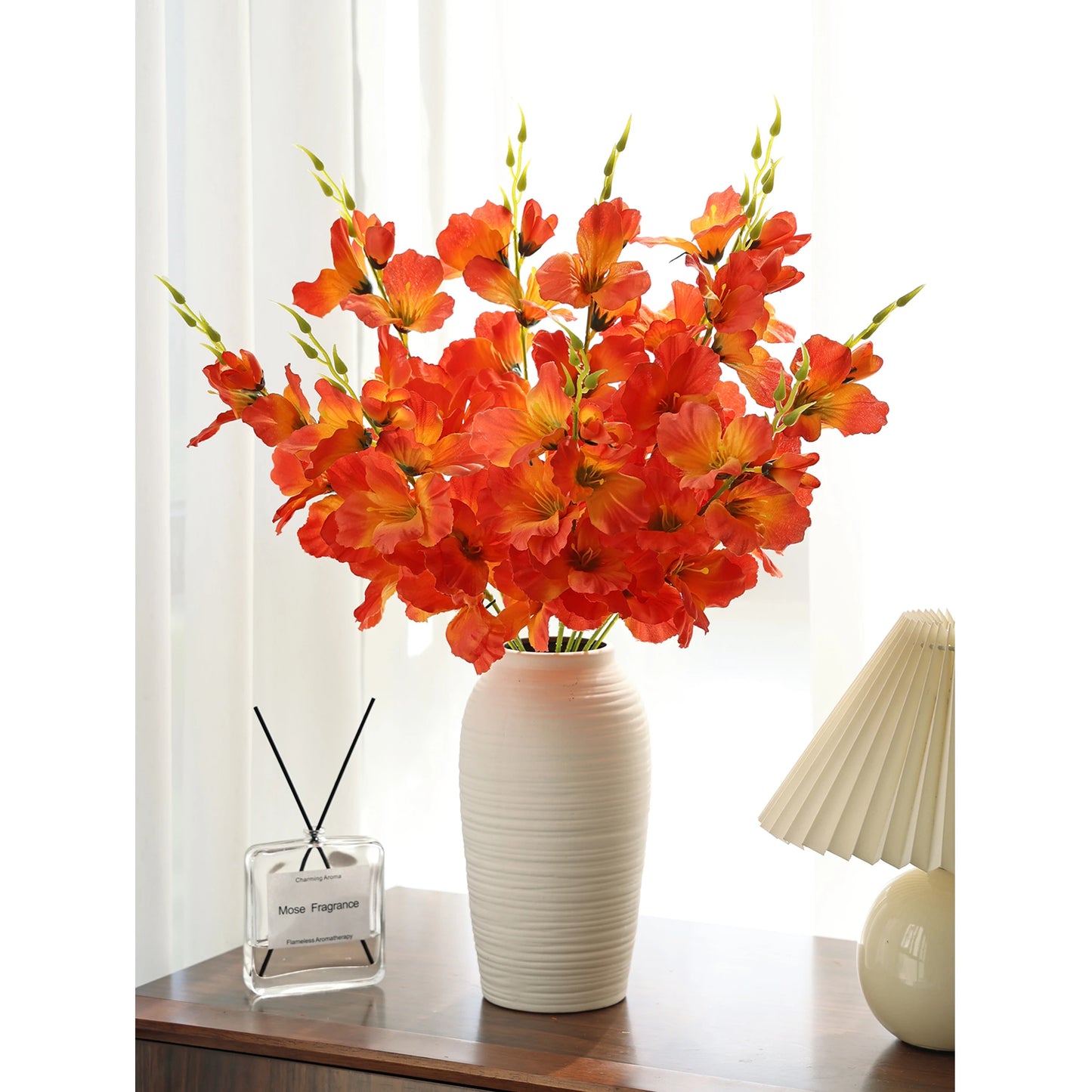 Artificial Silk Moth Orchid Flowers 3/5 Pcs – Wedding & Home