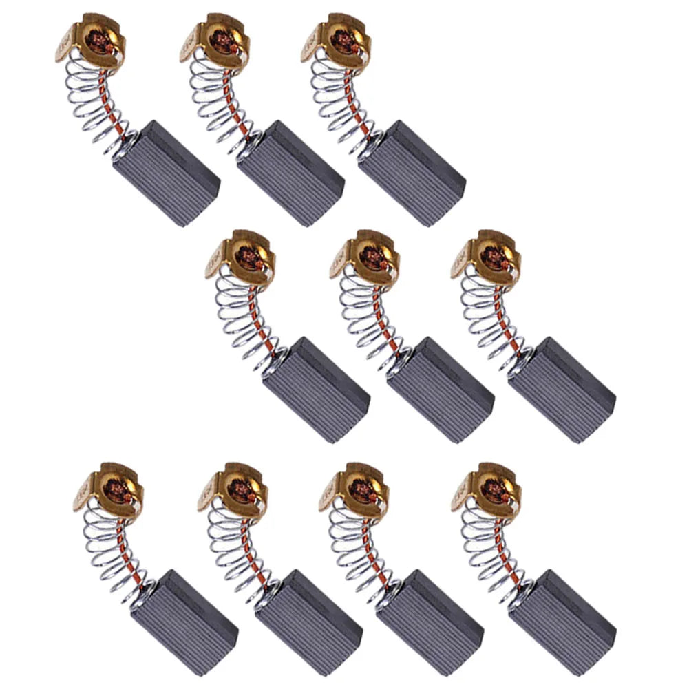 10pcs Carbon Brushes 6×10×15mm for Saws, Grinders & Planers