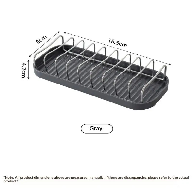 New Bathroom Countertop Soap Holder Soap Storage Draining Rack & Kitchen Sponge Storage Rack Durable Easy To Clean Organizer Peaceful Pleasures Health and Wellness
