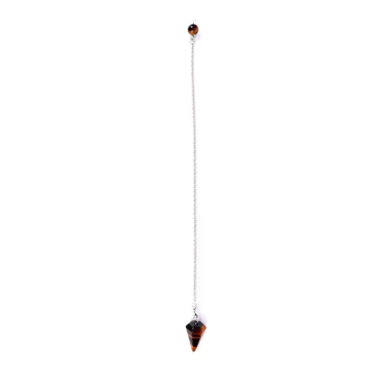 Wood Pendulum Crystal Display Stand | Moon Phase Wiccan Holder