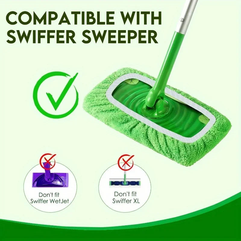 Reusable Microfiber Mop Pads 4/7 Pack – High Absorption