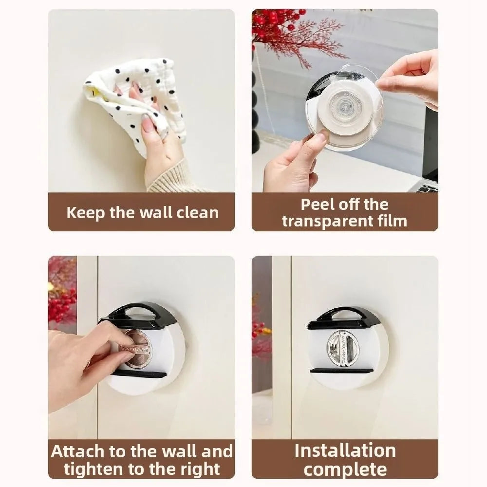 Suction Cup Wall Socket Holder – No-Drill Power Strip Stand