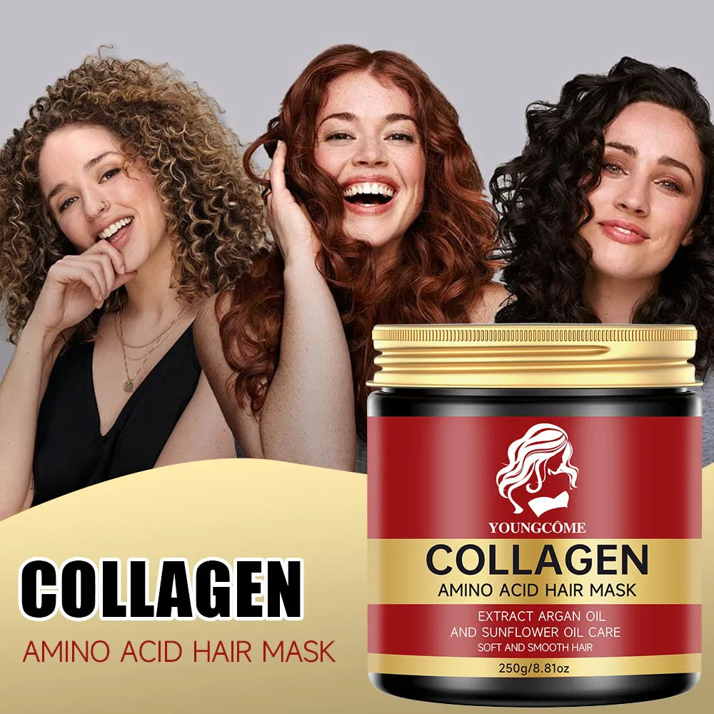 Collagen Keratin Hair Mask 250g – Smooth, Moisturize & Revitalize
