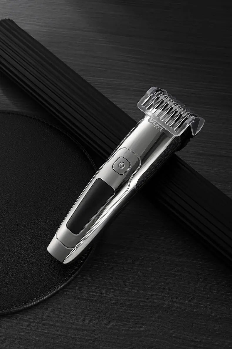 VGR Electric Razor Full Body Wash Lightweight Hair Clipper for Men Fine Tuning LED Display Electric Clipper V-072 Peaceful Pleasures Health and Wellness