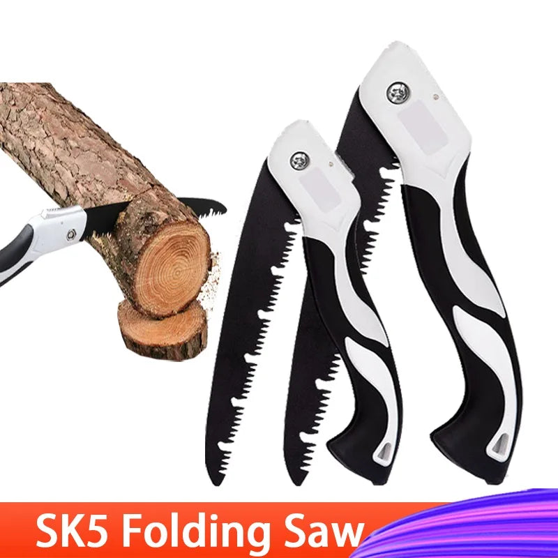 Folding Saw – Sharp Steel Blade for Camping, Pruning & Wood Cutting Peaceful Pleasures Health and Wellness