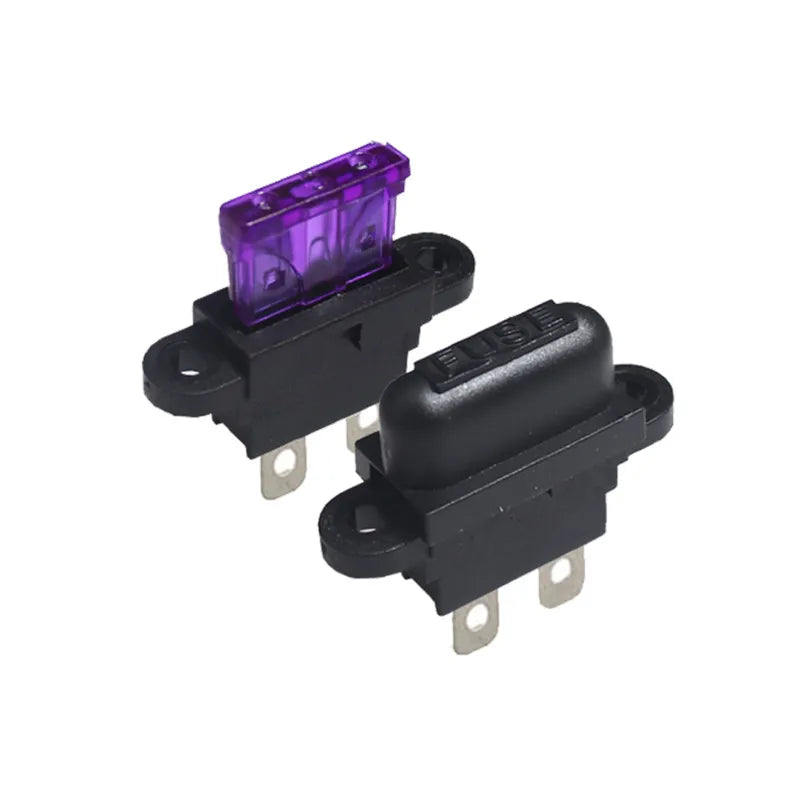 5sets Waterproof Auto Standard Middle Fuse Holder + Car Boat Truck ATC ATO Blade Fuse 5A 7.5A 10A 15A 20A 25A 30A 35A 40A Peaceful Pleasures Health and Wellness