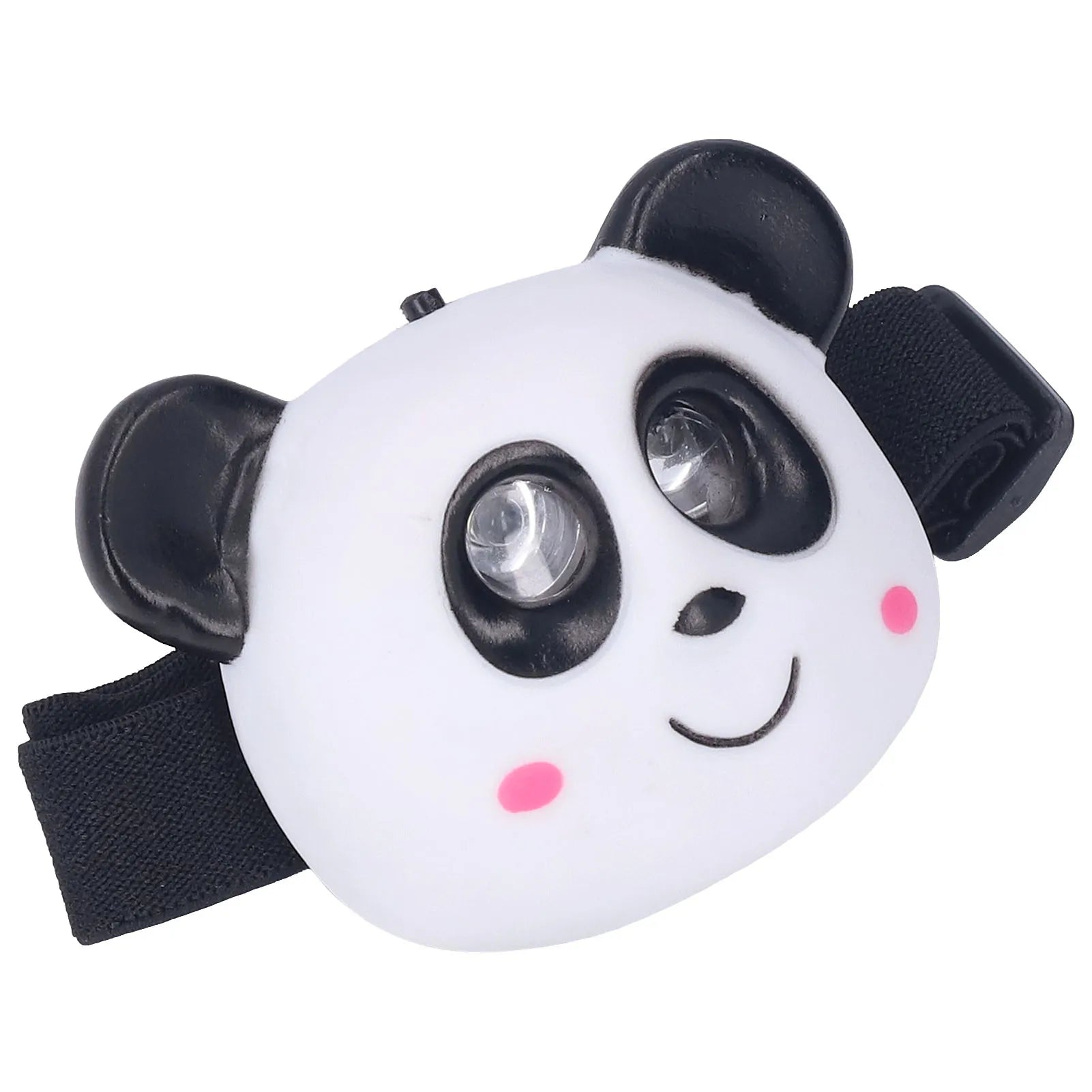 Kids Cartoon Headlamp Cartoon 10000H White Light Portable 2 Modes LED Animal Headlight Button for Children Peaceful Pleasures Health and Wellness