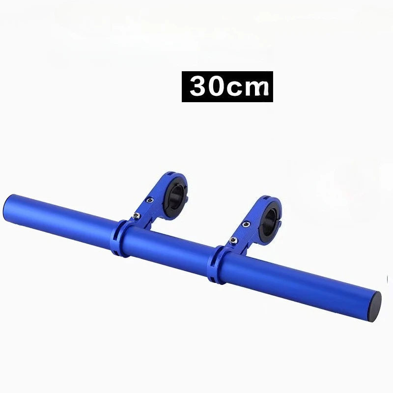 30cm Aluminum Alloy Bicycle Extension Frame Support Clamp Bicycle Frame Extension Peaceful Pleasures Health and Wellness blue