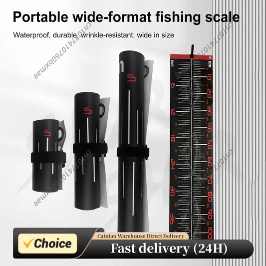 110CM Waterproof Fish Measuring Ruler Dual Scale Fish Measure Ruler Multi-Purpose Fishing Tape for Boats Sailboats Yachts Kayaks Peaceful Pleasures Health and Wellness