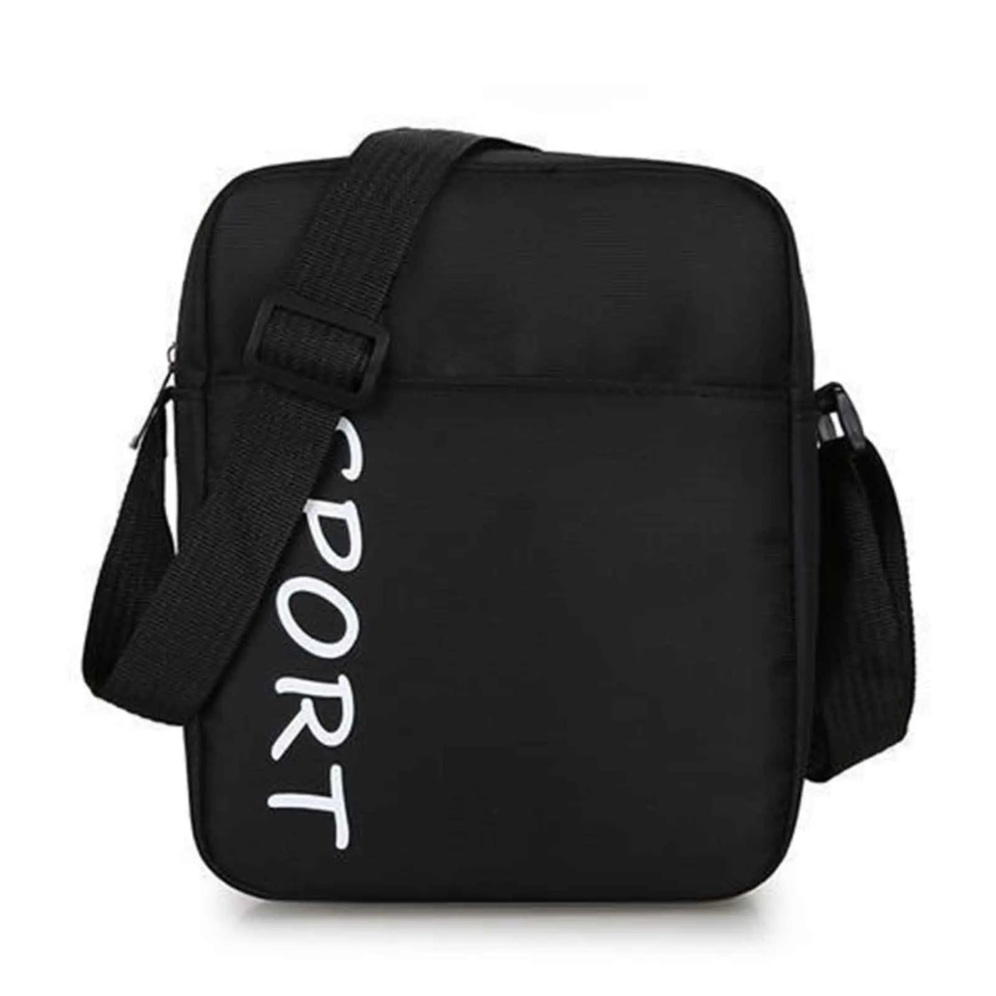 Casual Shoulder Bag for Men Bag Capacity Lightweight Material Side Sling Bag Suitable for Friend Family Neighbors Gift Peaceful Pleasures Health and Wellness C