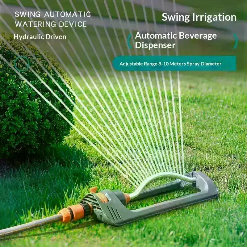 19-Nozzle Oscillating Lawn Sprinkler | Garden Irrigation Sprayer