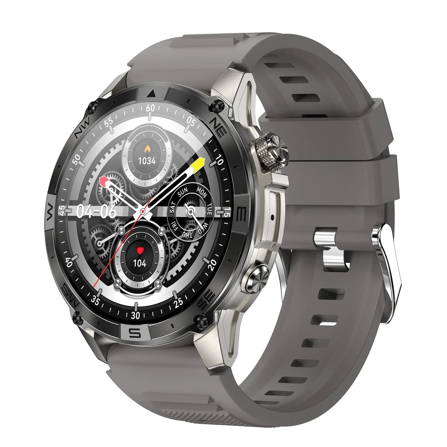 MINGCC HK08 AMOLED Smart Watch – GPS, Bluetooth Call, Waterproof