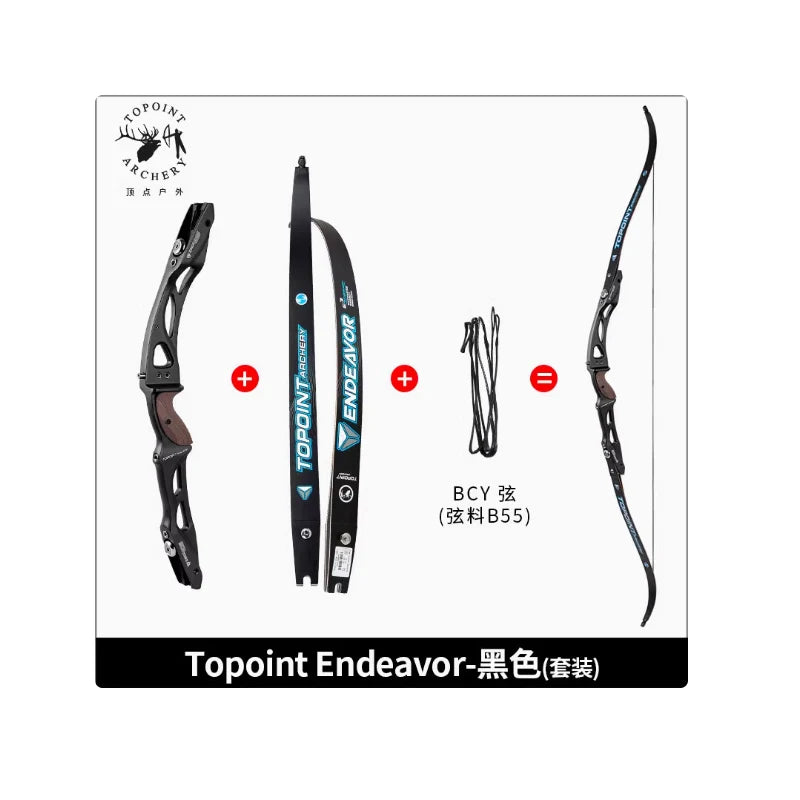 Archery Recurve Bow 18-44lbs Riser ILF Right Hand Hunting Shooting