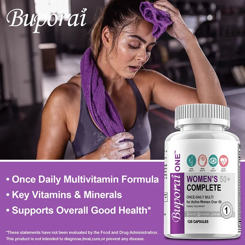 Women's 50+ Complete Multivitamin – Bone, Brain & Skin Health Women's Multivitamin Peaceful Pleasures Health and Wellness