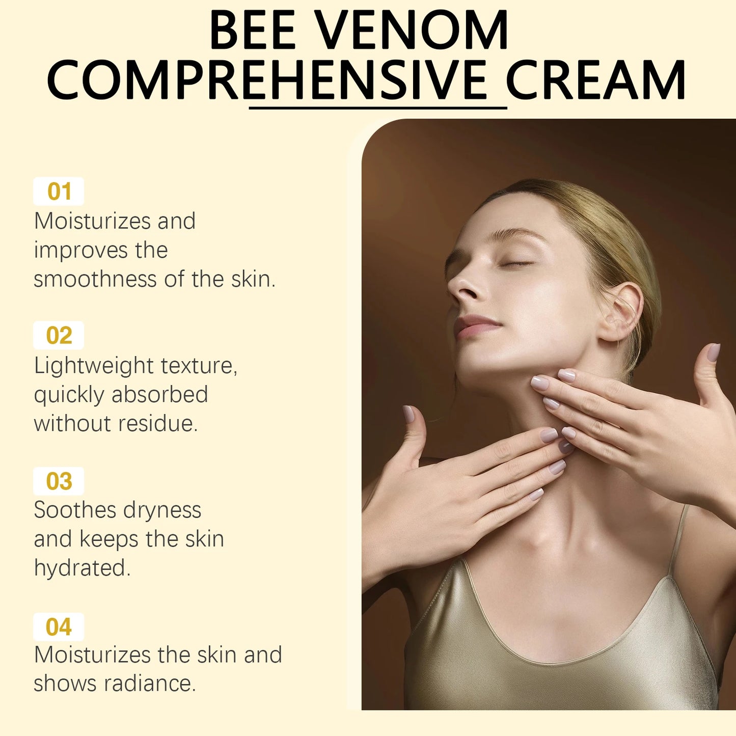 Bee Venom Moisturizer – Firming & Brightening Body Cream 60g