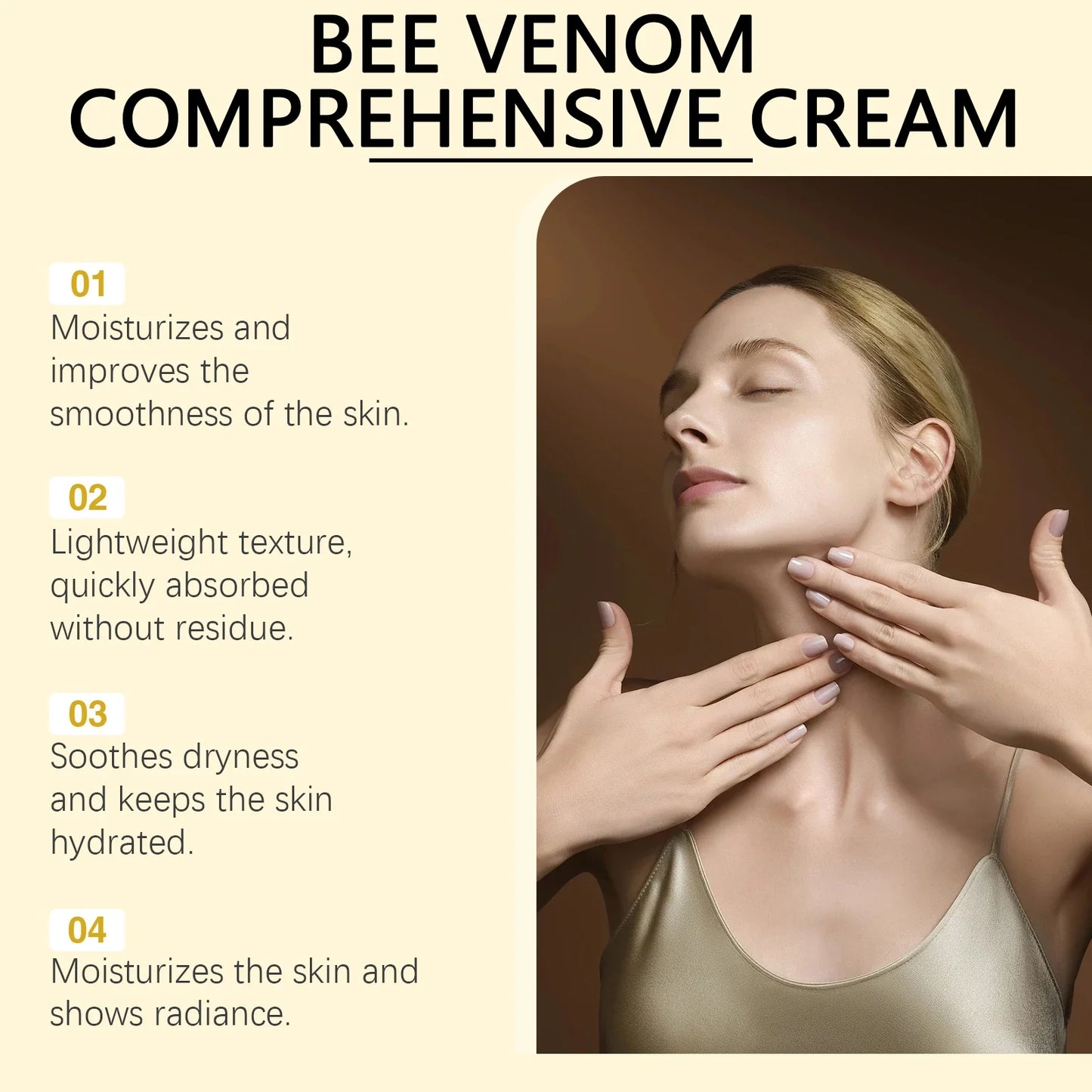 South Moon Bee Venom Moisturizing Cream – Firming Body & Face