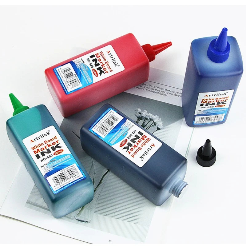 1pc Whiteboard pen ink 500ML replenishment liquid water-based large capacity erasable environmentally friendly filling liquid Peaceful Pleasures Health and Wellness
