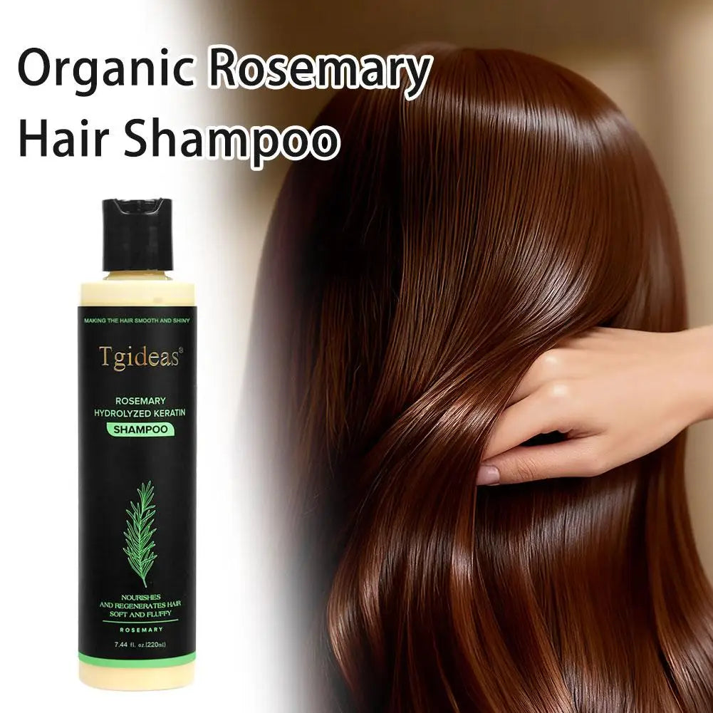 Rosemary Hair Growth Shampoo Organic Rosemary Oil Deeply Nourish Hair Follicles Promote Scalp Blood Circulation Reduce Hair Loss Peaceful Pleasures Health and Wellness