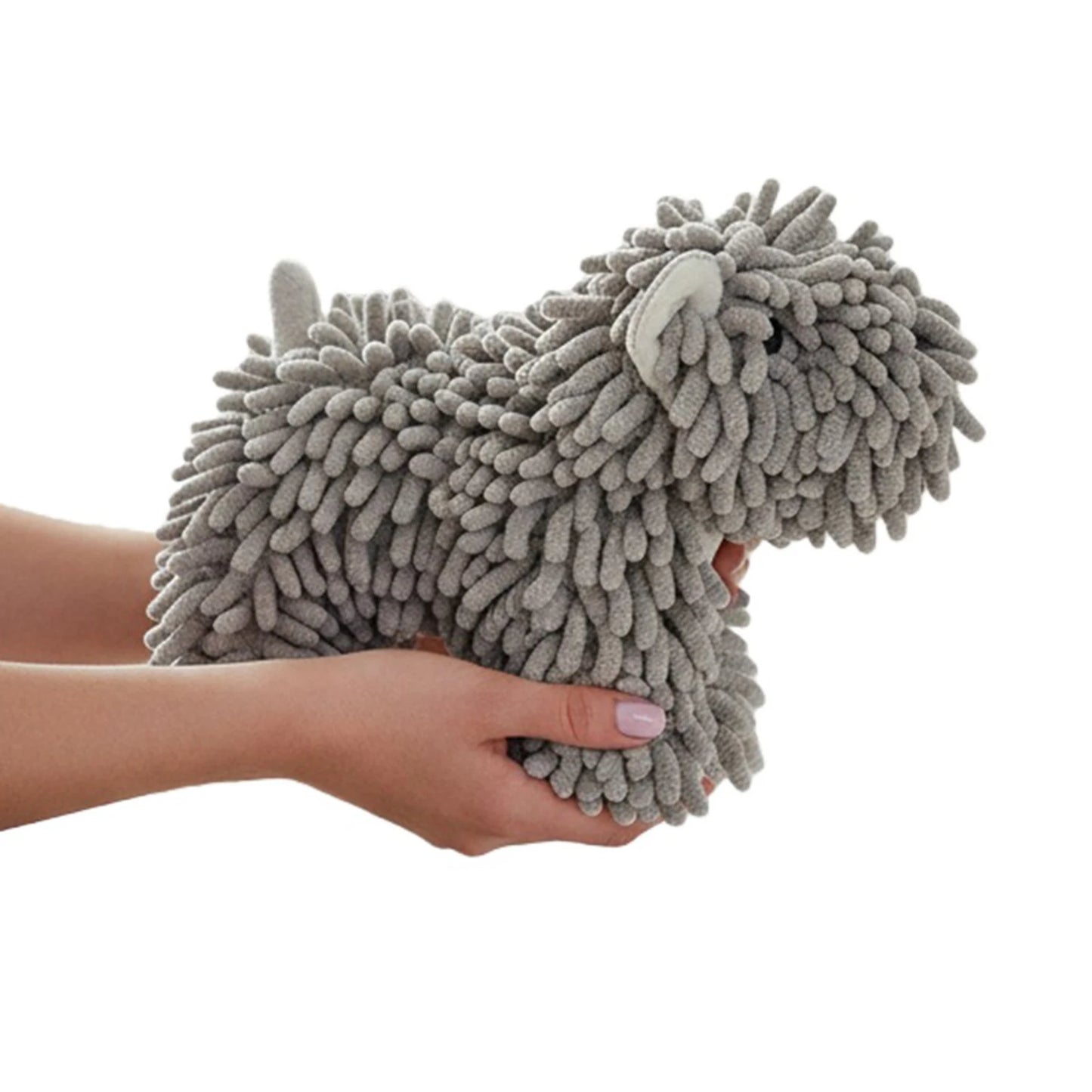 Hanging Hand Dry Towels Chenille Soft Absorbent Cartoon Dog Absorbent Soft Cute Hand Drying Puff Bathroom Kitchen Washstand Peaceful Pleasures Health and Wellness