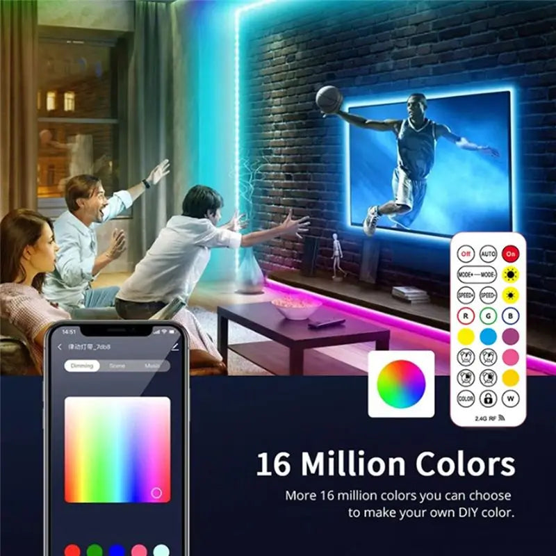 A36T-Homekit RGB Smart LED Light Strip Controller For Homekit 12V Voice Control With 2.4G Remote Control Peaceful Pleasures Health and Wellness